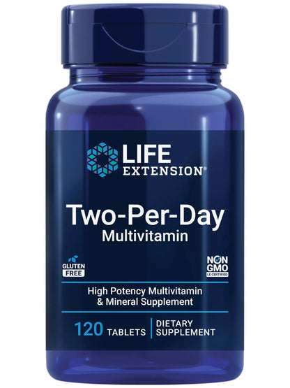 Life Extension Two-Per-Day Multivitamin 120 Capsules & 120 Tablets - Vitamins B, C, D, Zinc & Over 25 Vitamins, Minerals & Extracts Life ExtensionBuy Supplements Australia