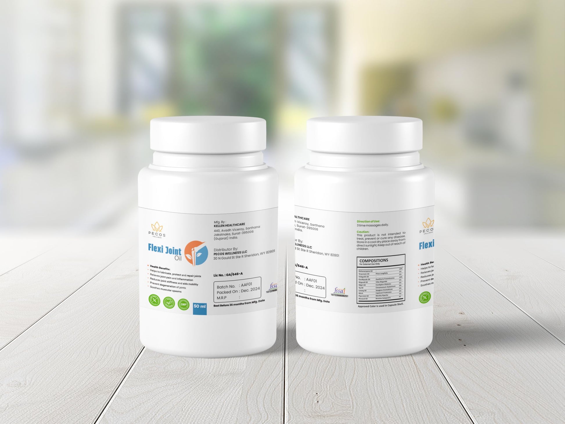 PECOS WELLNESS Flexi Joint Oil, Dietary Supplement PECOS WELLNESSBuy Supplements Australia