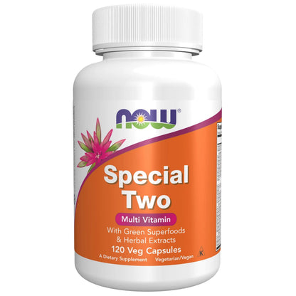NOW Supplements, Special Two with Green Superfoods & Herbal Extracts, 120 Veg Capsules NOW Foods