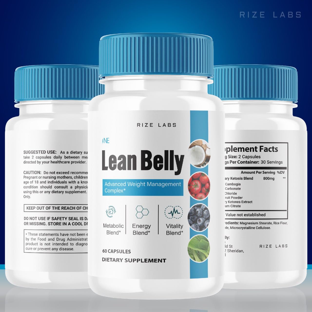 (2 Pack) Ikaria Lean Belly Juice Capsules for Weight Loss - IkariaLeanBelly Advanced rize labsBuy Supplements Australia