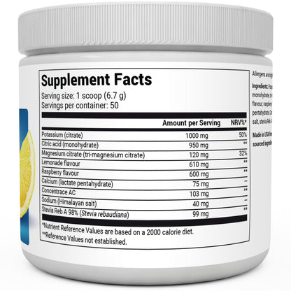 Dr. Berg Electrolyte Powder - Electrolyte Drink Supplements with 1000mg Potassium Dr. Berg NutritionalsBuy Supplements Australia