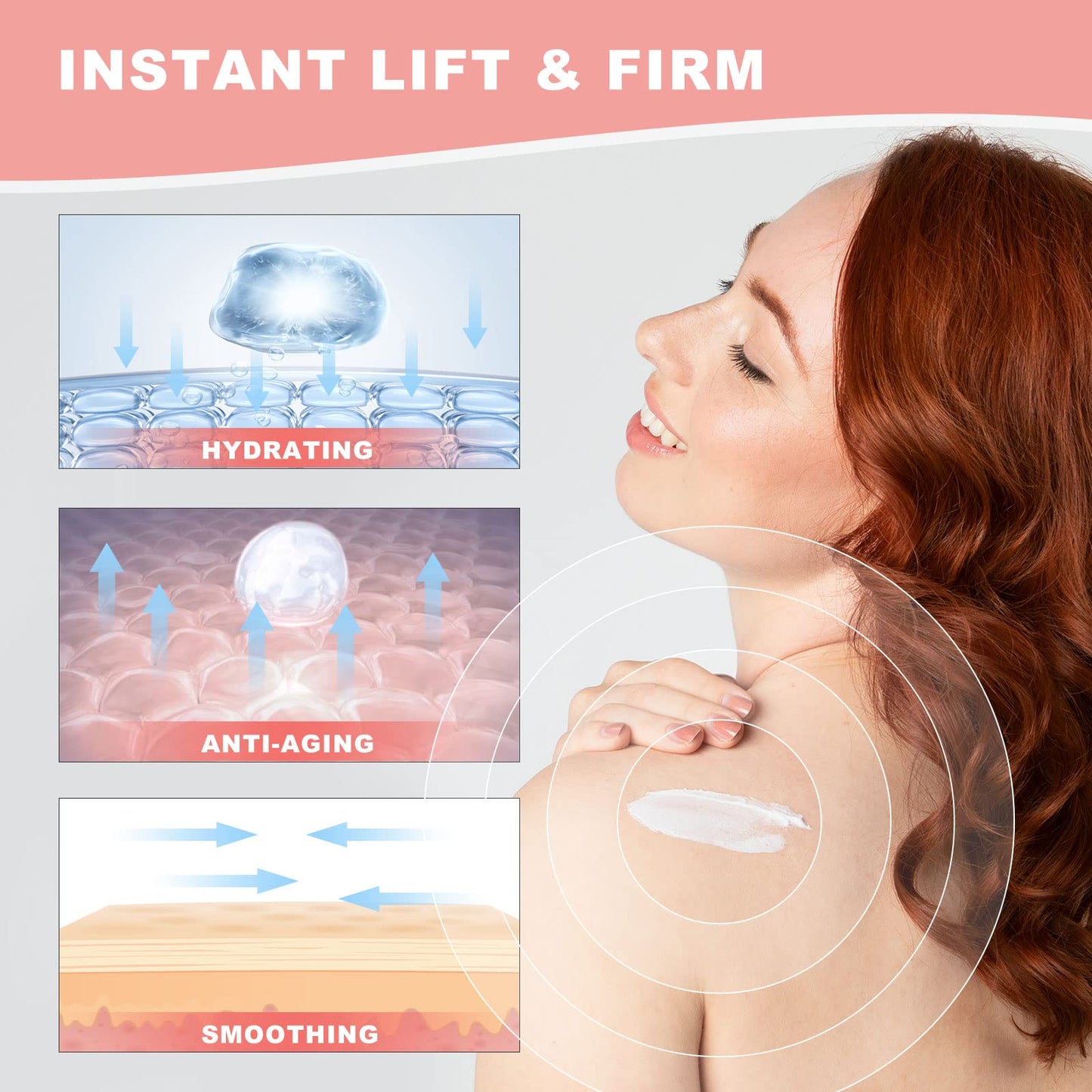 Hibiscus and Honey Firming Cream, Skin Tightening Lotion, Reduces the Look of Neck Lines CITYGOOBuy Supplements Australia