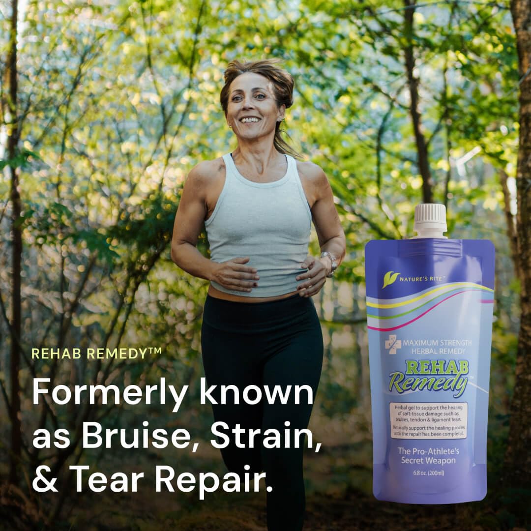Nature's Rite Rehab Remedy Gel, 6.8 OZ (200ML), Soothing, Fast Acting, Non-Greasy Muscle Relief with Natural Ingredients Nature's RiteBuy Supplements Australia