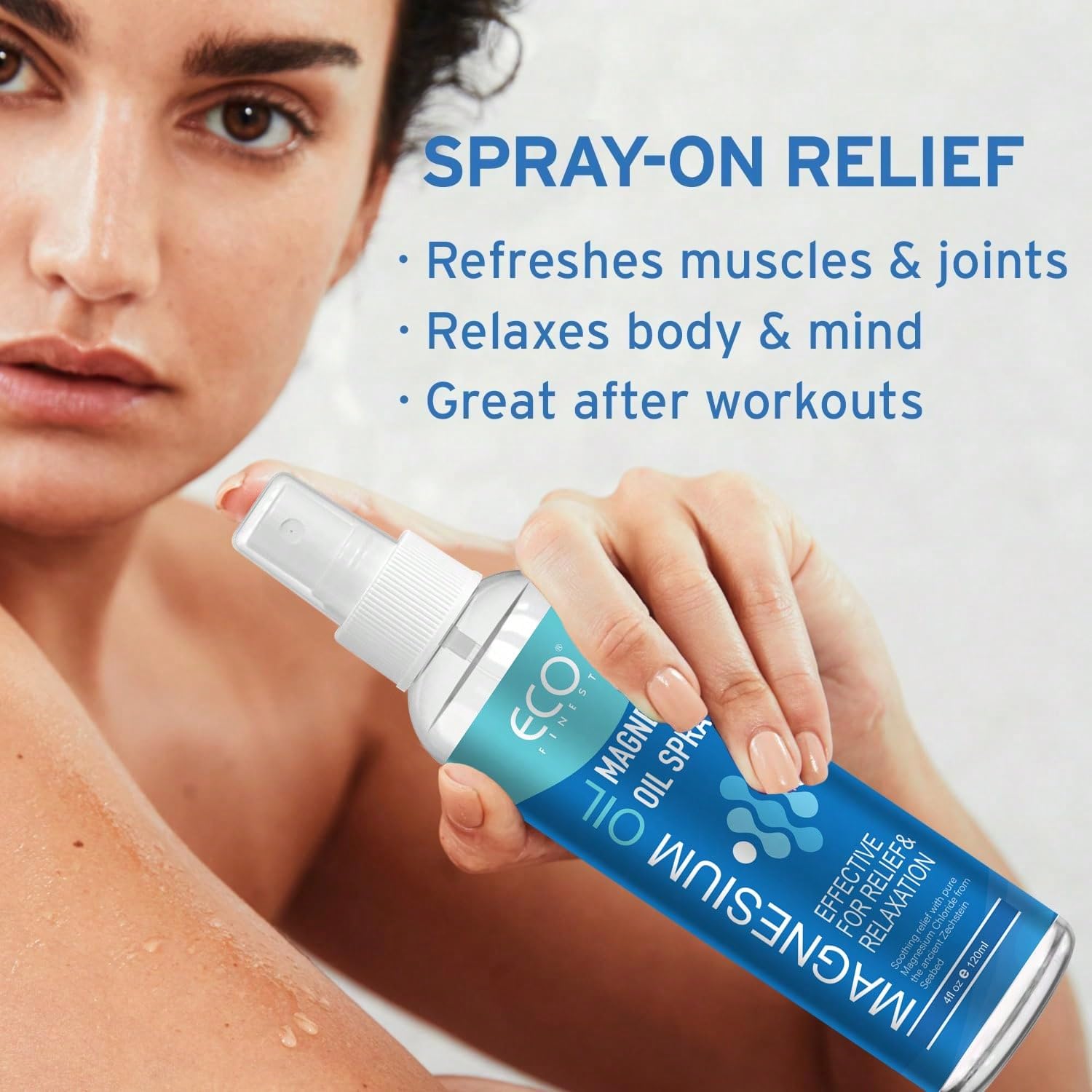 Magnesium Oil Spray For Muscle & Joint Relief – Natural Relaxation & Sleep Support, 4oz Fast-Absorbing Body Mist genericBuy Supplements Australia