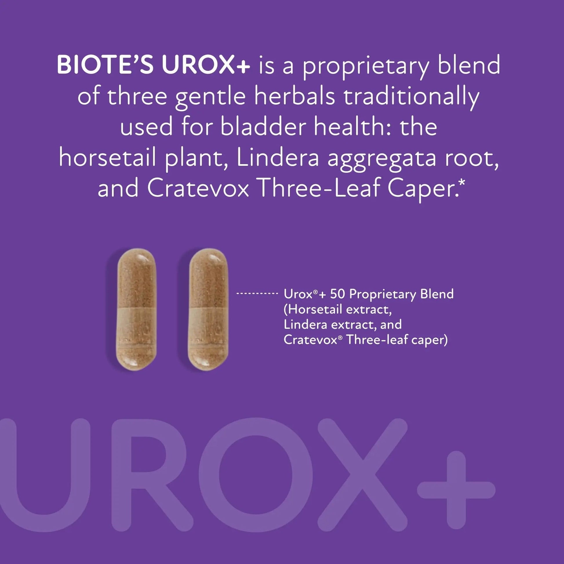 Biote Nutraceuticals - Urox+ - Bladder Health (60 Capsules) BioteBuy Supplements Australia