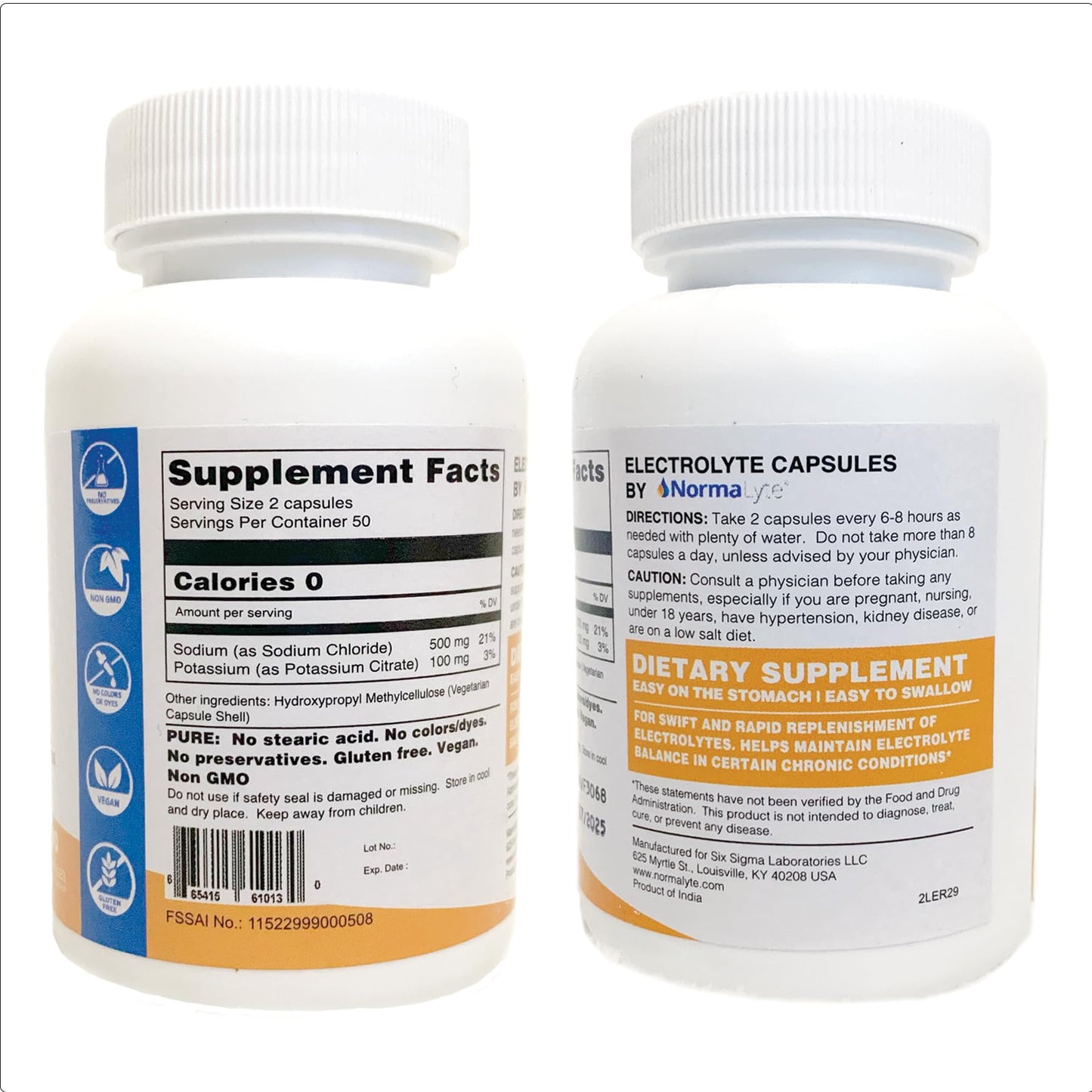 NormaLyte Electrolyte Capsules - Replenish Electrolytes for Peak Performance - Hydration Salt Pills with Essential Minerals for Energy Boost, and Muscle Recovery - 100ct/Bottle NormaLyteBuy Supplements Australia