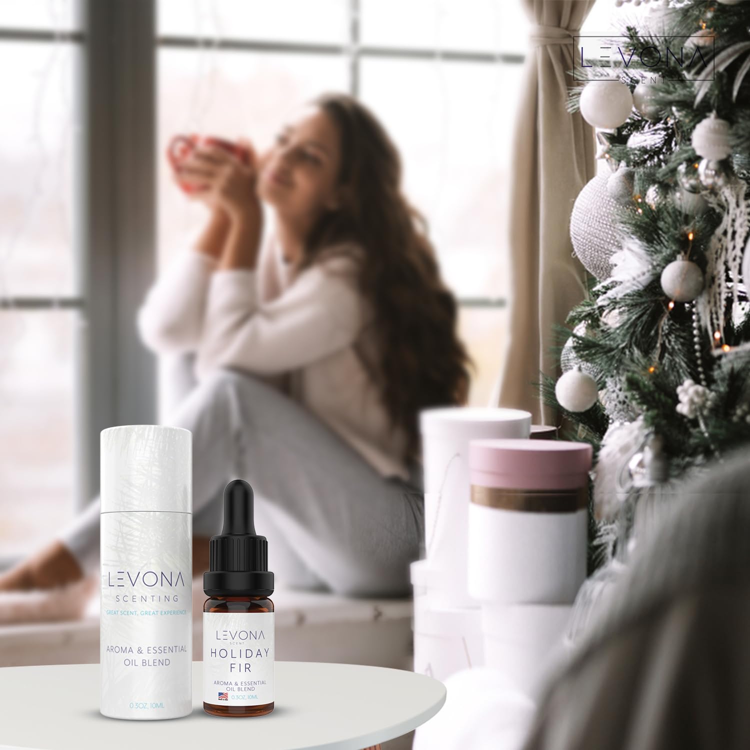 Levona Scent Christmas Essential Oils for Diffuser: Holiday Fir Essential Oil for Diffusers for Home LEVONA SCENTBuy Supplements Australia