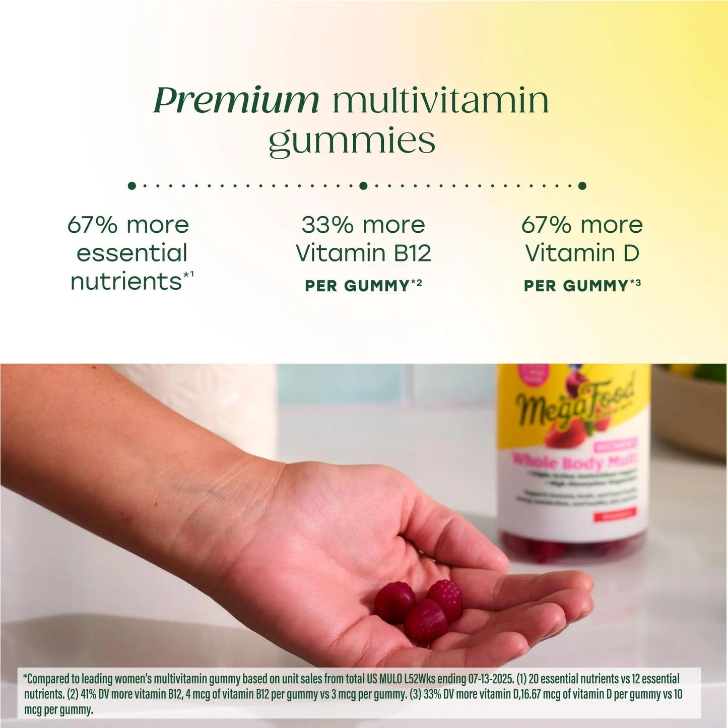 MegaFood Women’s Whole Body Multivitamin Gummies - Multivitamin For Women With Vitamin C, Magnesium Citrate, Vitamin D3, Folate MegaFoodBuy Supplements Australia
