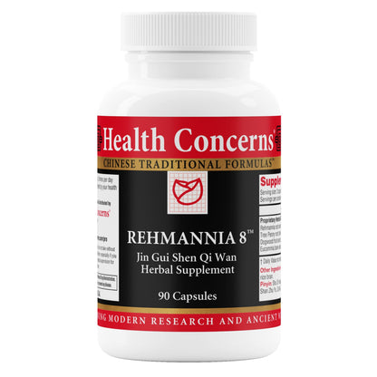 Health Concerns Rehmannia 8 - Kidney Cleanse Detox & Repair Supplement - Back Discomfort & Urinary Tract Health for Women & Men - Traditional Chinese Herbal Formula for Backaches - 90 Capsules Health ConcernsBuy Supplements Australia