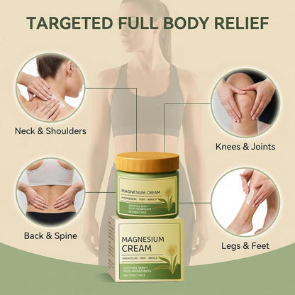 Magnesium Cream with MSM & Arnica,Nerve Relief Mild Ingredients for Skin Soothing,Fast-Absorbing Non-Greasy Massage Cream for Daily Comfort GenericBuy Supplements Australia