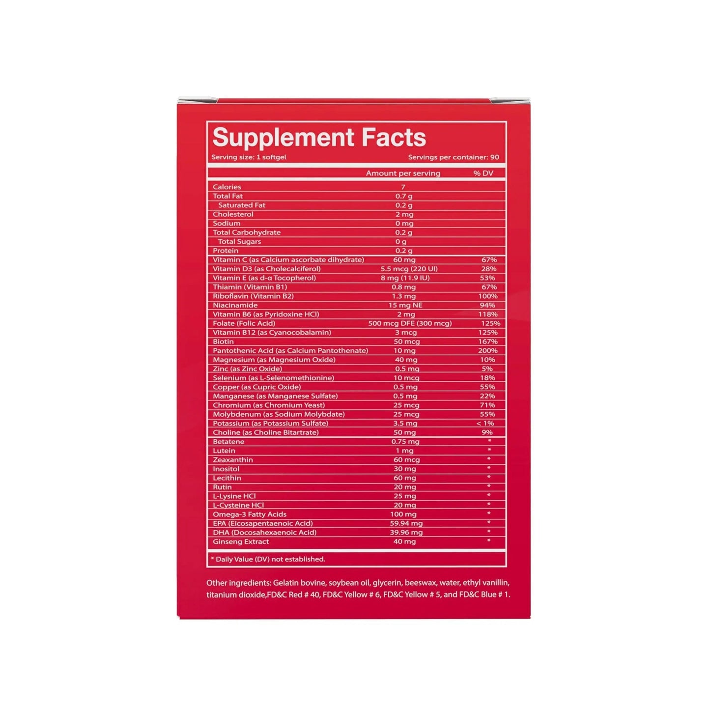 Vivioptal Active, 90 Softgels, Ginseng & Omega 3, Multivitamin & Multimineral, Gluten Free, German Formula Vivioptal Vitamins
