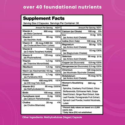 NutraChamps Multivitamin for Women, 240 Count, Vitamins A, B, C, D, E, Biotin, Folic Acid, Womens Gummy Multivitamins, Chewable Daily (Pack of 2) NutraChampsBuy Supplements Australia