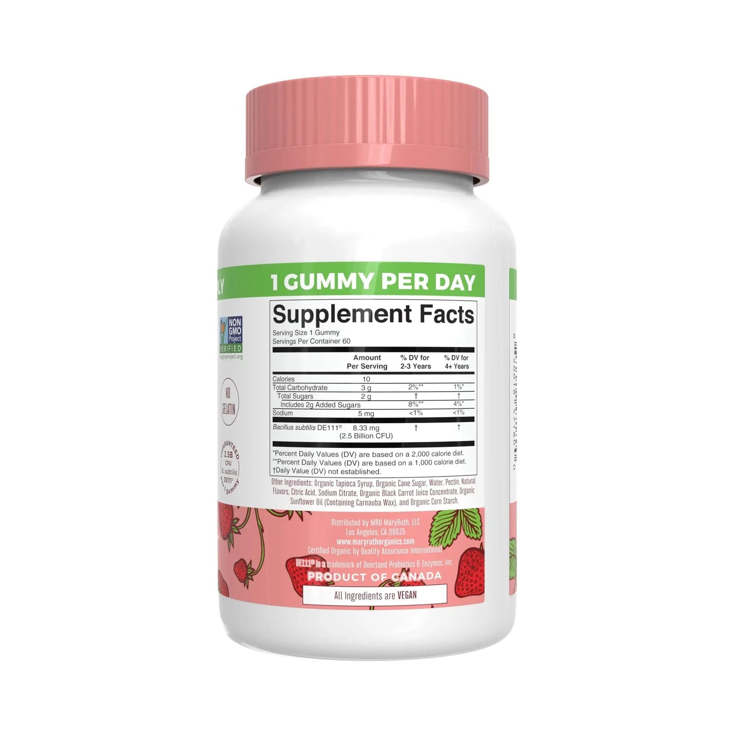 MaryRuth Organics Gummies for Kids–Multivitamin (Mixed Berry & Cherry), & Probiotic (Strawberry) | USDA Organic, No Gelatin! | MARYRUTH'S