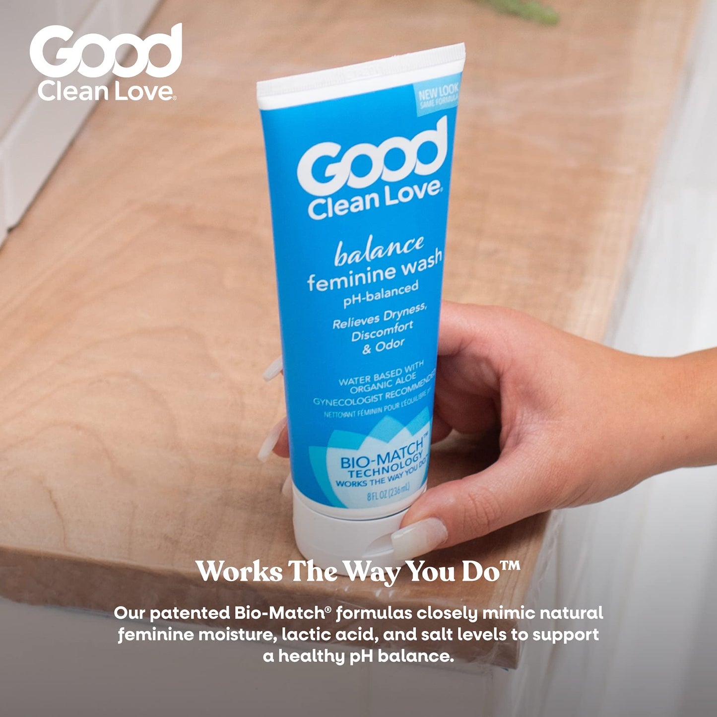 Good Clean Love Balance Moisturizing Wash, pH-Balanced Vaginal Soap for Women Good Clean LoveBuy Supplements Australia