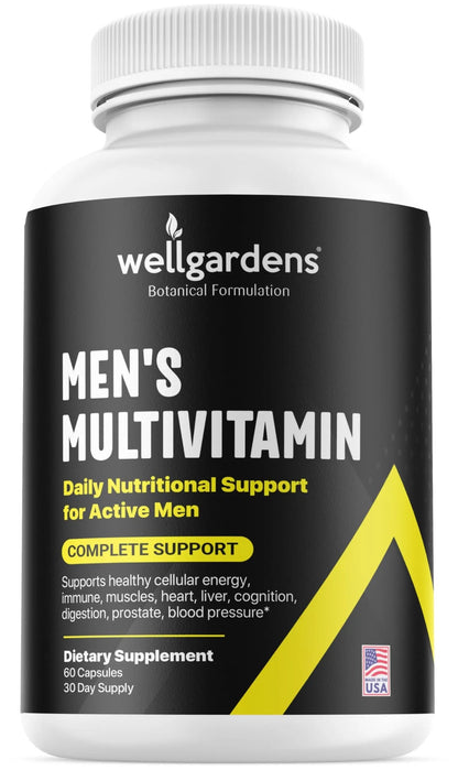 100% Pure Multivitamin for Men - Daily Mens Multivitamins, Multiminerals Supplement for Energy, Focus, Performance, Immune and Male Support WellgardensBuy Supplements Australia