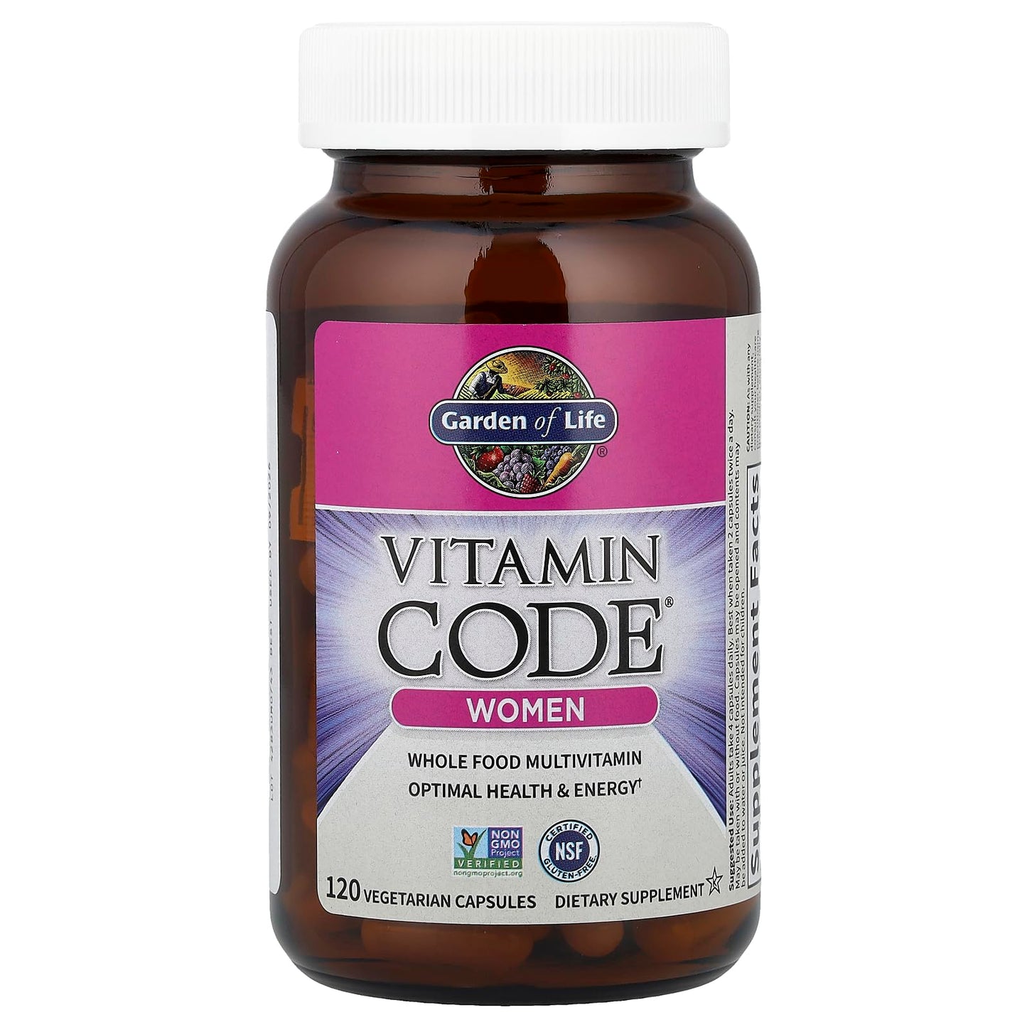 Garden of Life Multivitamin for Women, Vitamin Code Women's Multi - Whole Food Womens Multi Vitamins, Iron, Folate not Folic Acid Garden of LifeBuy Supplements Australia