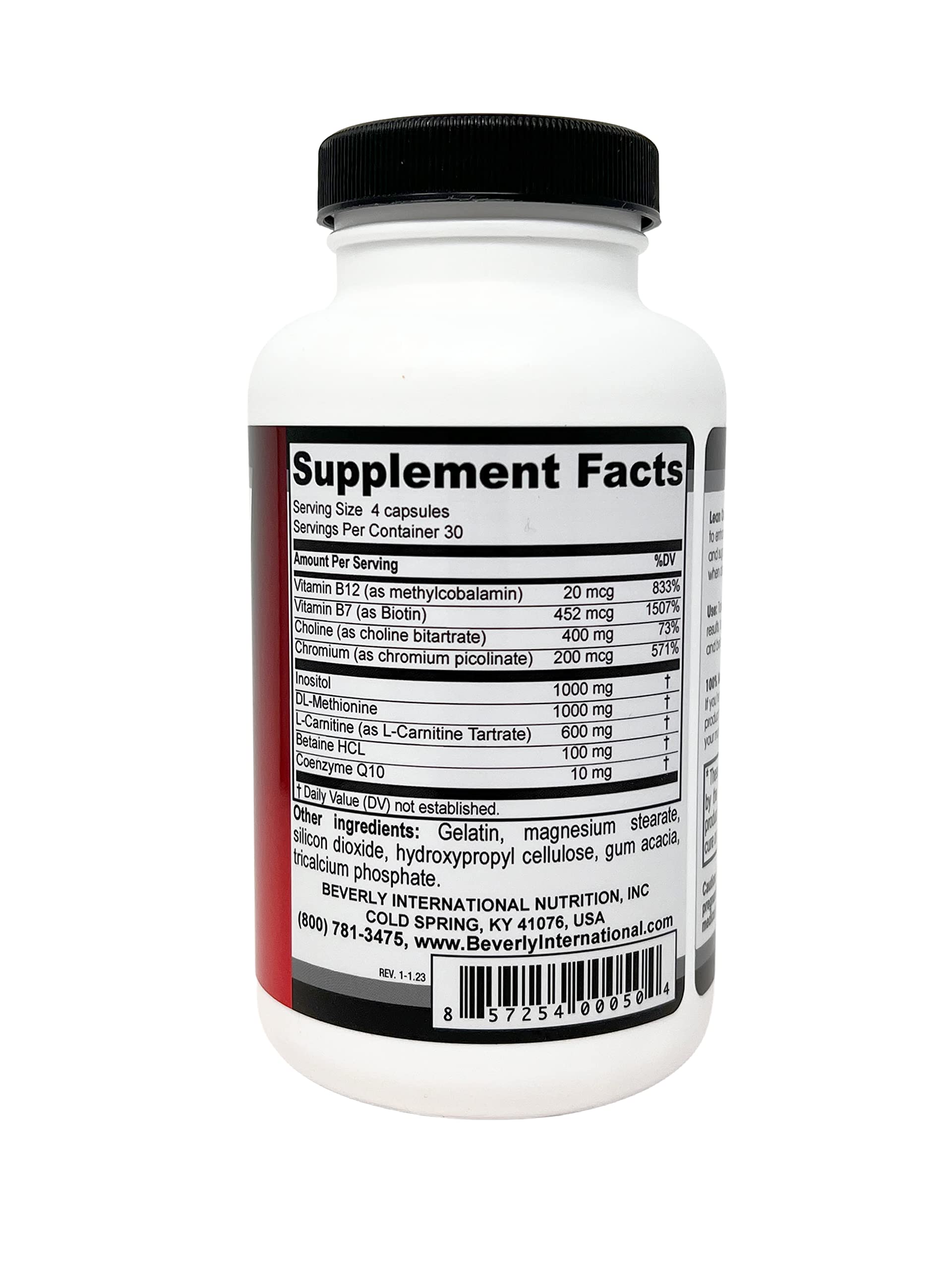 Beverly International Lean Out 120 caps. Fat Burner with Metabolic Support. Lipotropics. Beverly InternationalBuy Supplements Australia