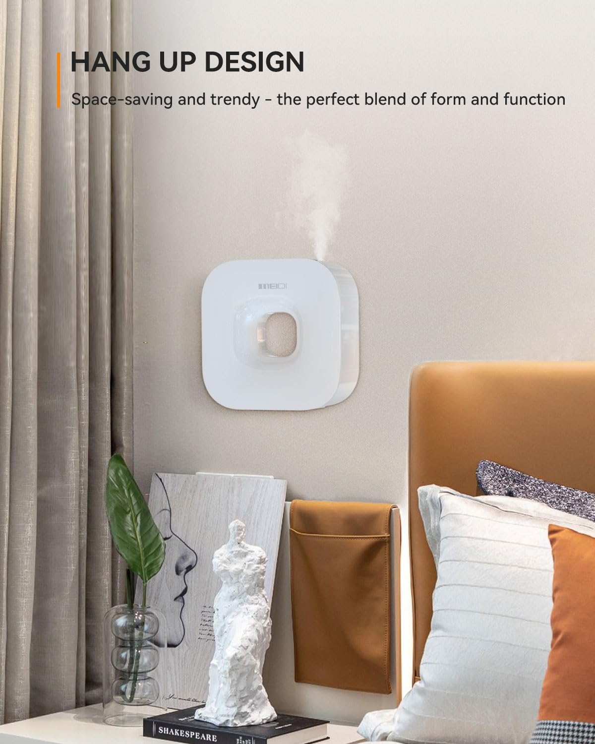 MEIDI Waterless Essential Oil Diffuser - Bluetooth Cordless Aromatherapy Diffuser with App Control MEIDIBuy Supplements Australia
