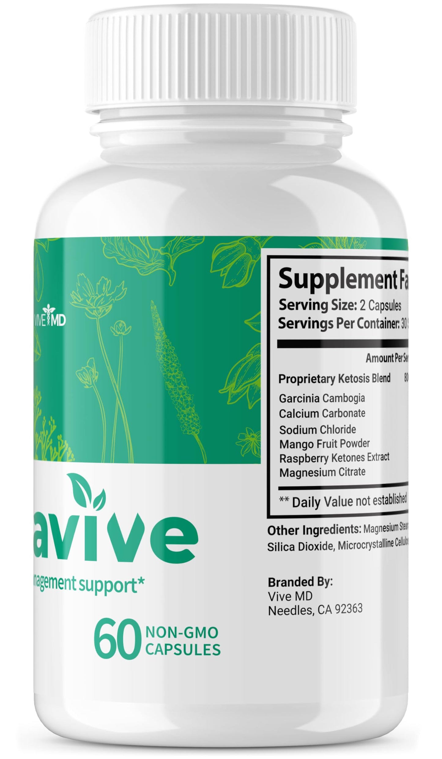 VIVE MD Puravive Premium Weight Management Capsules - Advanced Formula with 60 Non VIVE MDBuy Supplements Australia
