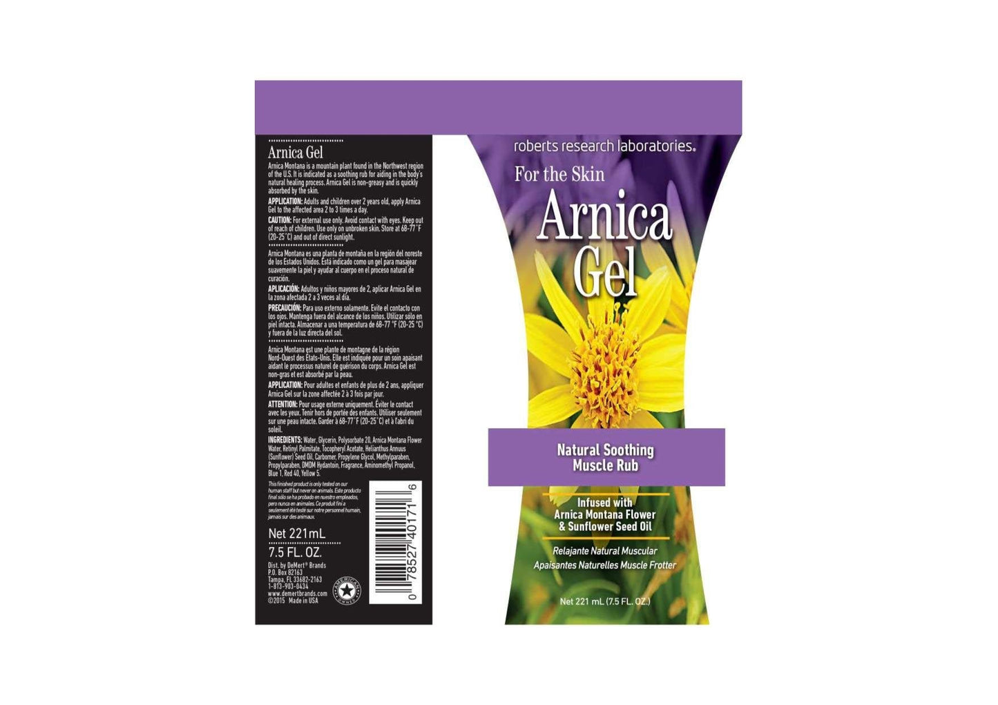Robert Research Laboratories Arnica Gel, 7.5 Fluid Ounce Robert Research LaboratoriesBuy Supplements Australia
