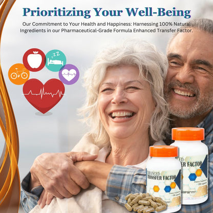 Transfer Factor Enhanced, 100 Natural Capsules, Immune Support - Transfer Factor Multi Immune from Cow Colostrum, Egg Yolk & Special Blend of Mushrooms DislafarmBuy Supplements Australia