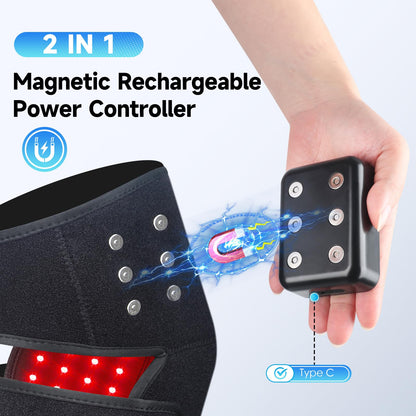 Red Light Therapy Knee Brace: Pain Relief Infrared Heating Pad 72 LED Heat Lamp Pain Relief AstarexinBuy Supplements Australia