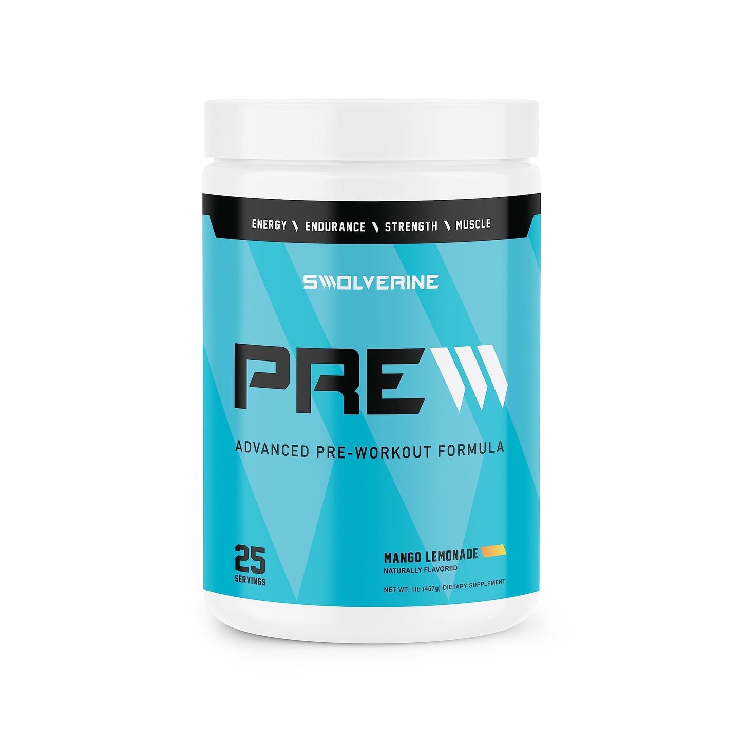 Swolverine PRE-Workout | Citrulline Malate, Carnosyn Beta Alanine, Carnitine, Ginseng
