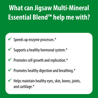 Jigsaw Health Multi-Mineral Essential Blend | 90 Capsules | 90 Servings Jigsaw HealthBuy Supplements Australia