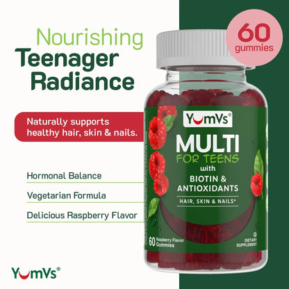 Multivitamin for Adults & Teens Bundle – Complete Daily Health Support Gummies YUM-V'S