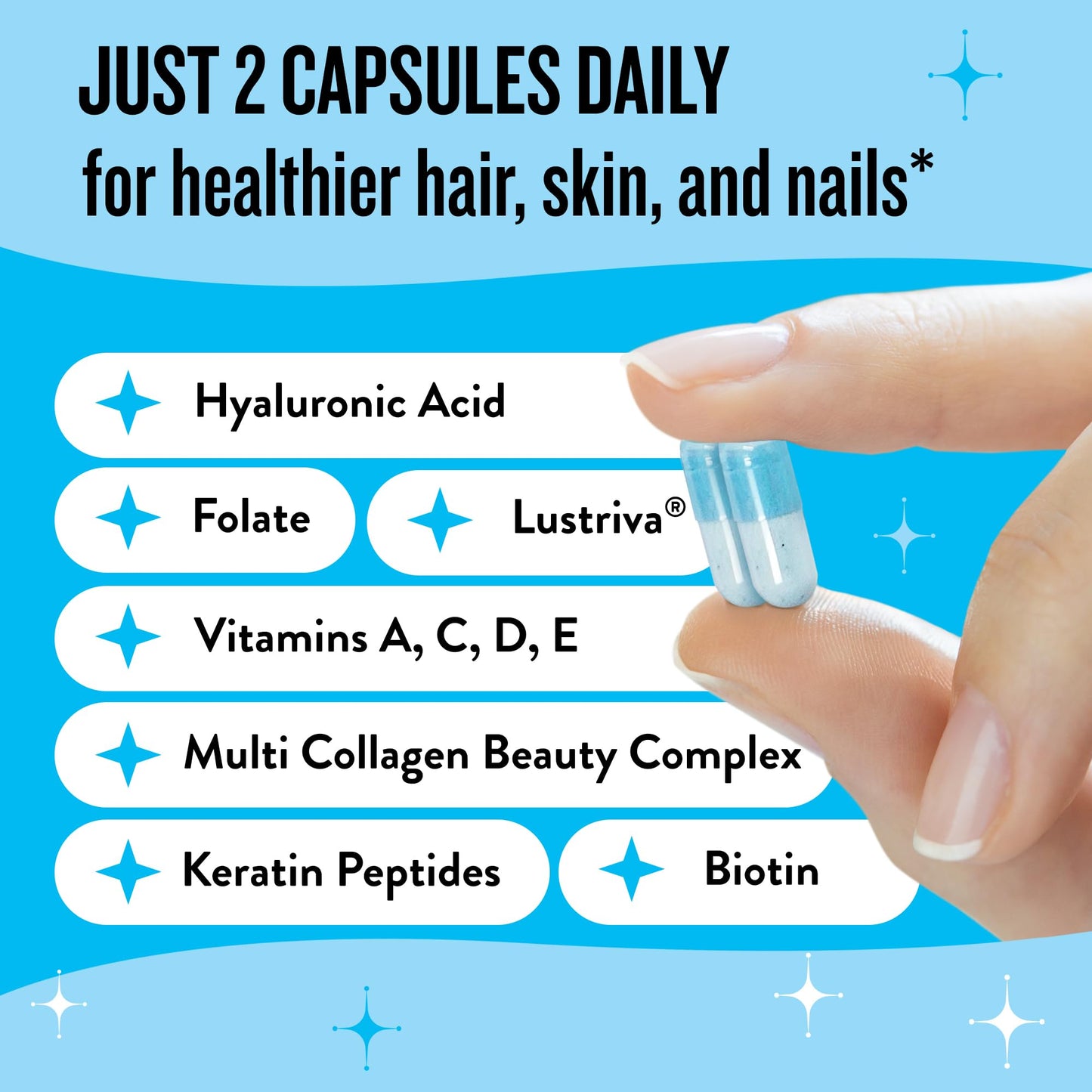 Legendairy Milk Hair Growth Vitamins for Women - Biotin for Hair Growth with Collagen & Lustriva, Hair Loss Products & Supplements for Thinning, Thicker, Fuller, Stronger Skin & Nails, Mane Event™ Legendairy MilkBuy Supplements Australia