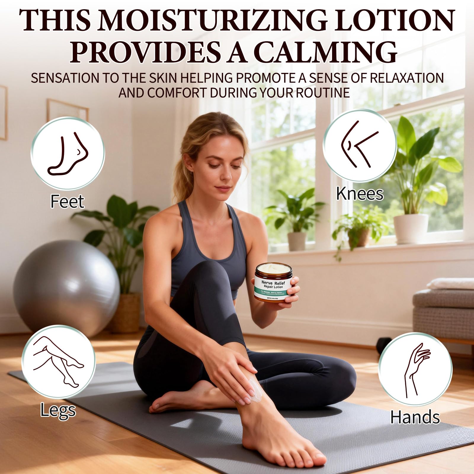 2 Pcs Nerve Relief Repair Lotion Cream, Neuropathy Lotion with Arnica & Magnesium for Knee, Lumbar, Neck, for Joint, 3.5 fl oz Aus HealthcareBuy Supplements Australia