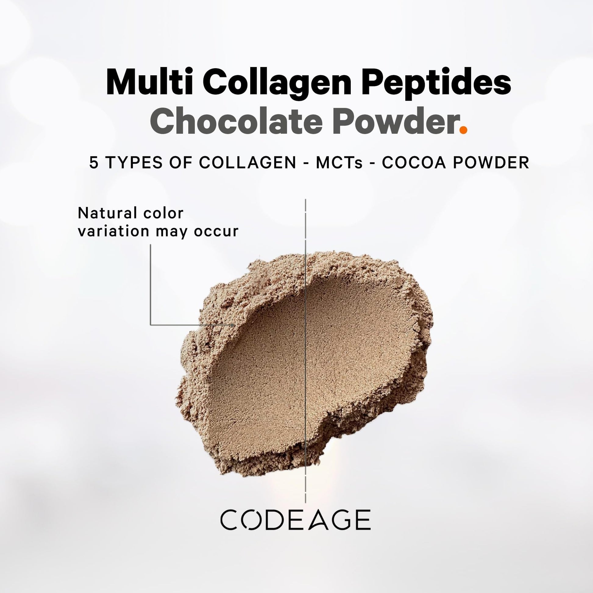 Codeage Multi Collagen Chocolate Protein Powder - Hydrolyzed Bovine Collagen Peptides, 5 Collagen Types & MCT Oil - Collagen Creamer, Chocolate Collagen Peptides - Protein Shakes - Non-GMO - 18.17 oz CodeageBuy Supplements Australia