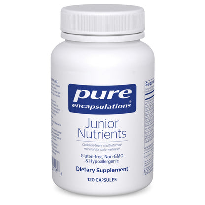 Pure Encapsulations Junior Nutrients - Kids & Teens Multivitamin - Without Iron - with Calcium, Vitamin D3 & Vitamin C - Non-GMO & Vegetarian - 120 Capsules Pure EncapsulationsBuy Supplements Australia