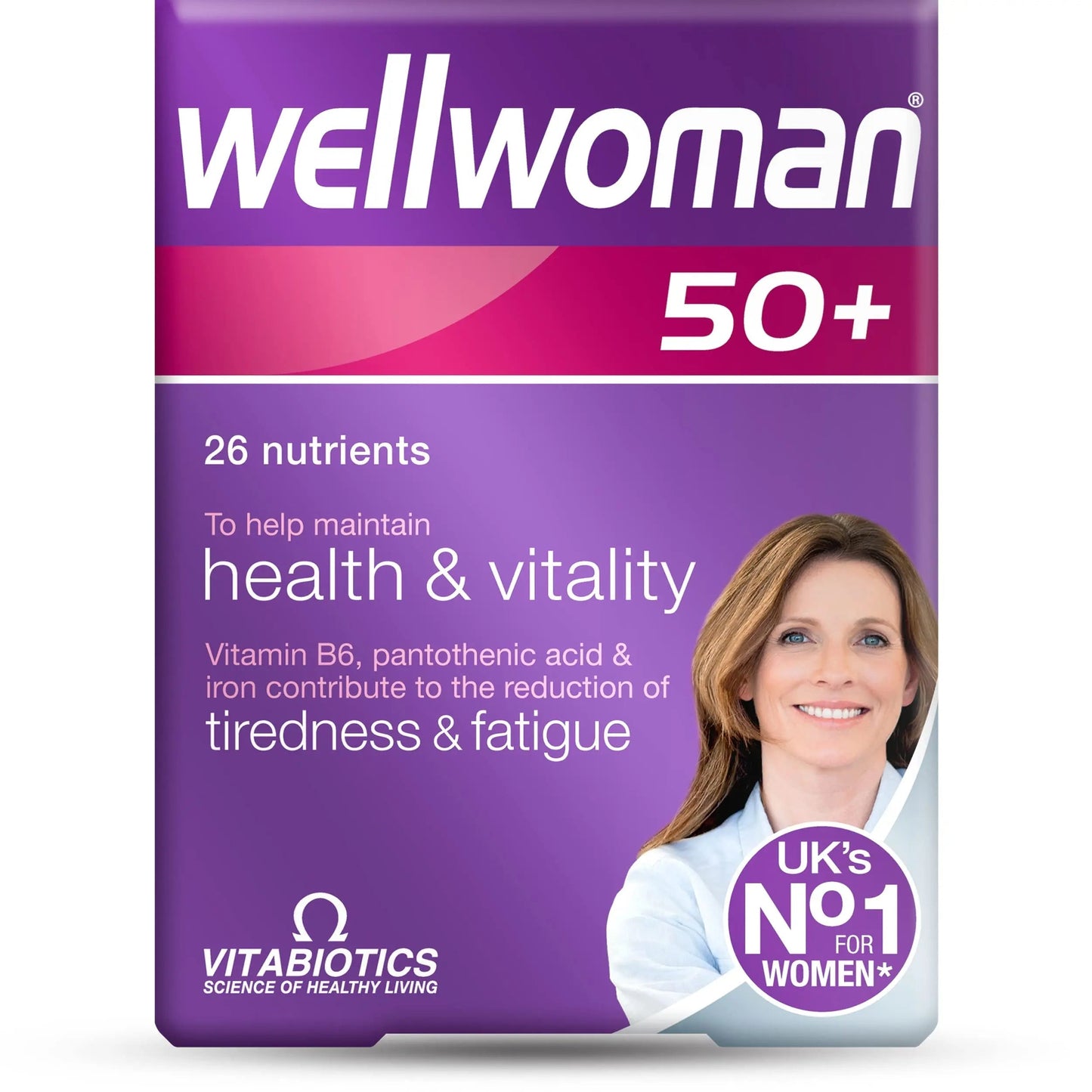 Wellwoman Vitabiotics 50+ 30 Tablets Wellwoman