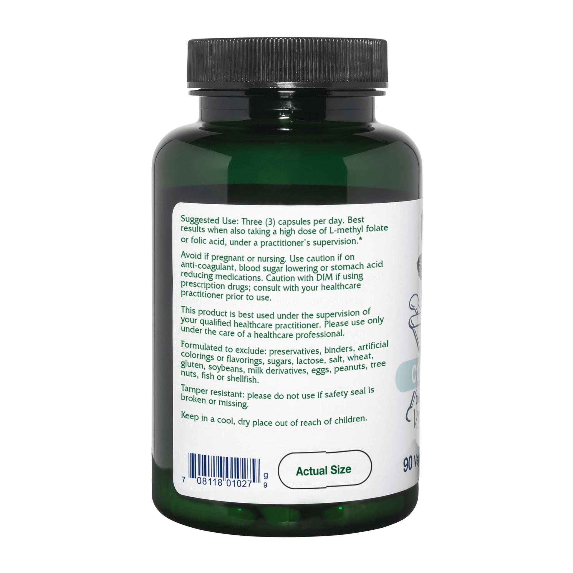 Vitanica CCDG Blend, Immune Support, DIM Supplement 200mg, Turkey Tail Mushroom, Turmeric, Green Tea, Vegan, 90 Capsules VitanicaBuy Supplements Australia