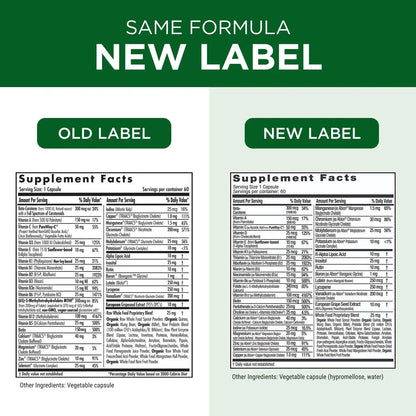 EMERALD LABS Complete 1-Daily Multi - Complete Multivitamin for Men & Women with Vitamin C, Methylated Folate, Whole-Food Blend & More EMERALD LABS