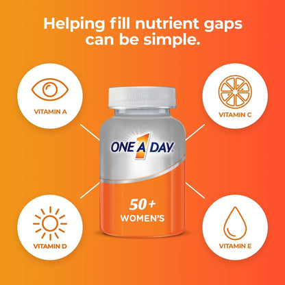 One A Day Women’s 50+ Multivitamins Tablet, Multivitamin for Women with Vitamin A, C, D ONE A DAYBuy Supplements Australia
