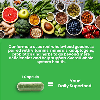 Paradise Herbs Earth's Blend Quercetin, for Immunity, Antioxidant Activity, Probiotics, Adaptogens, Vegan, Non GMO, Gluten Free, 90 Vegetarian Capsules Paradise HerbsBuy Supplements Australia