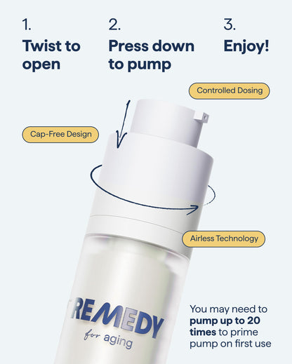 Remedy for Healthy Aging - Retinal, Resveratrol, Glycolic Acid, Argireline, Ferulic Acid, Matrixyl 3000 - Anti-Aging Treatment for Wrinkles, Uneven Texture & Tone - By Dermatologist Dr. Shah Remedy ScienceBuy Supplements Australia