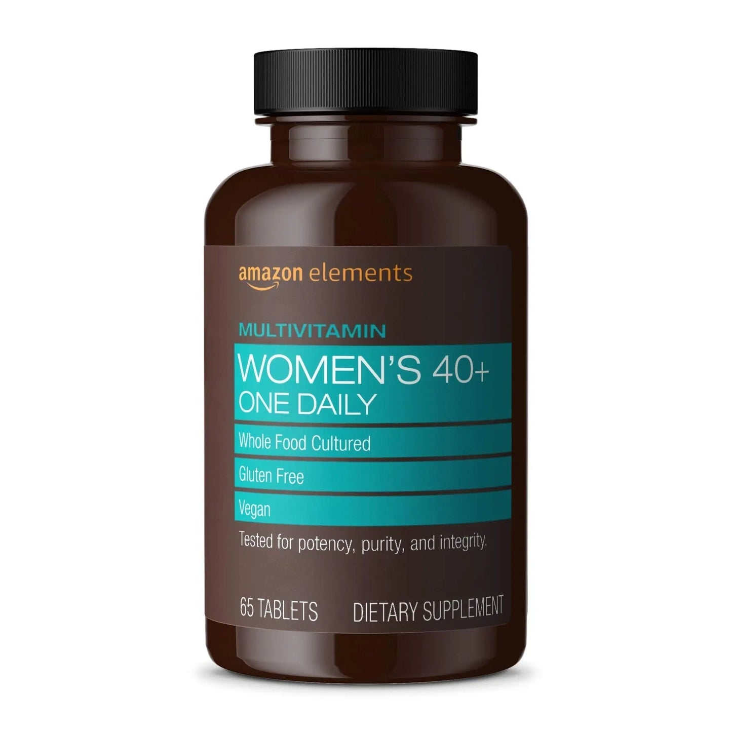 Amazon Elements Women‚ 40+ One Daily Multivitamin, 66% Whole Food Cultured, Vegan, 65 Tablets, 2 month supply Amazon ElementsBuy Supplements Australia