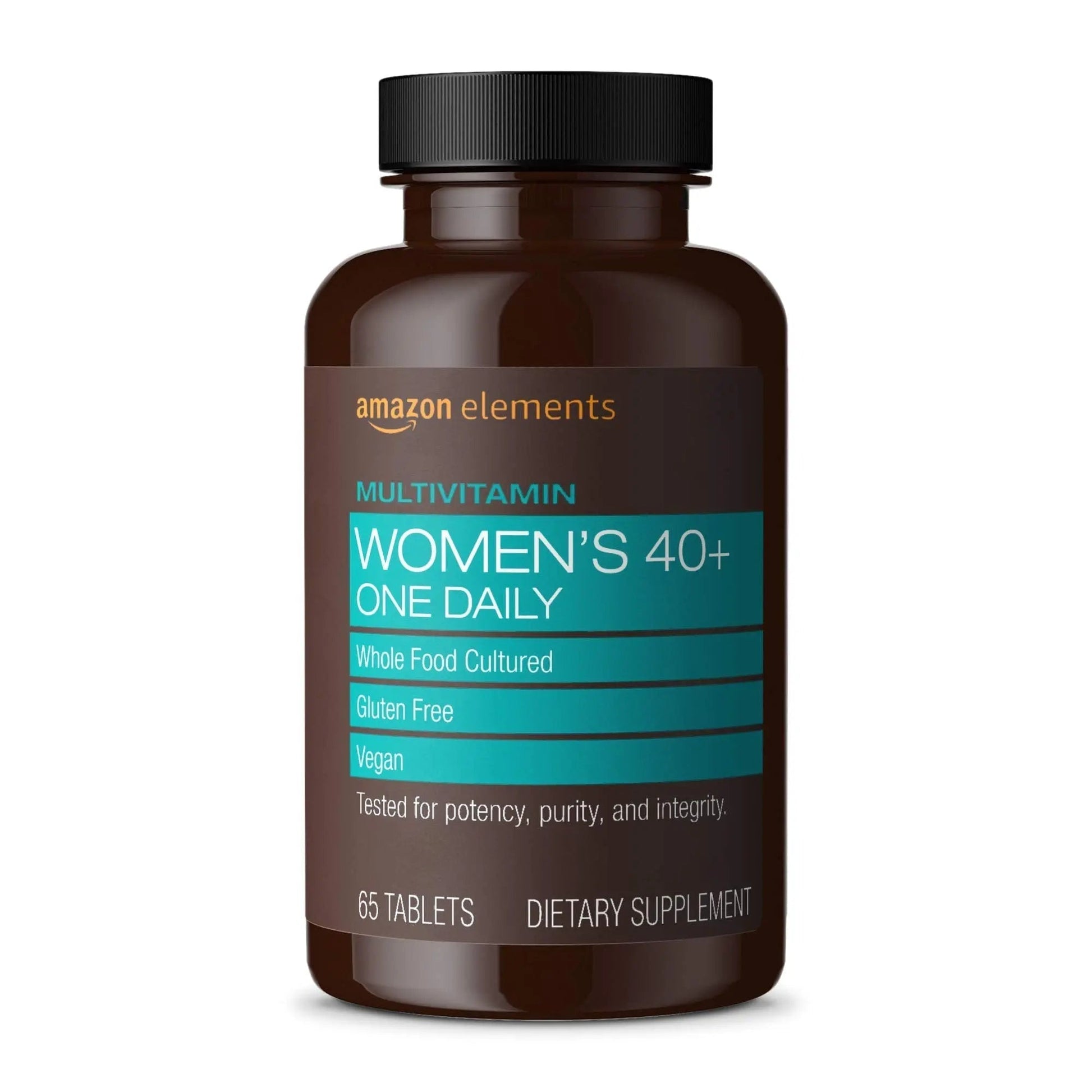 Amazon Elements Women‚ 40+ One Daily Multivitamin, 66% Whole Food Cultured, Vegan, 65 Tablets, 2 month supply Amazon ElementsBuy Supplements Australia