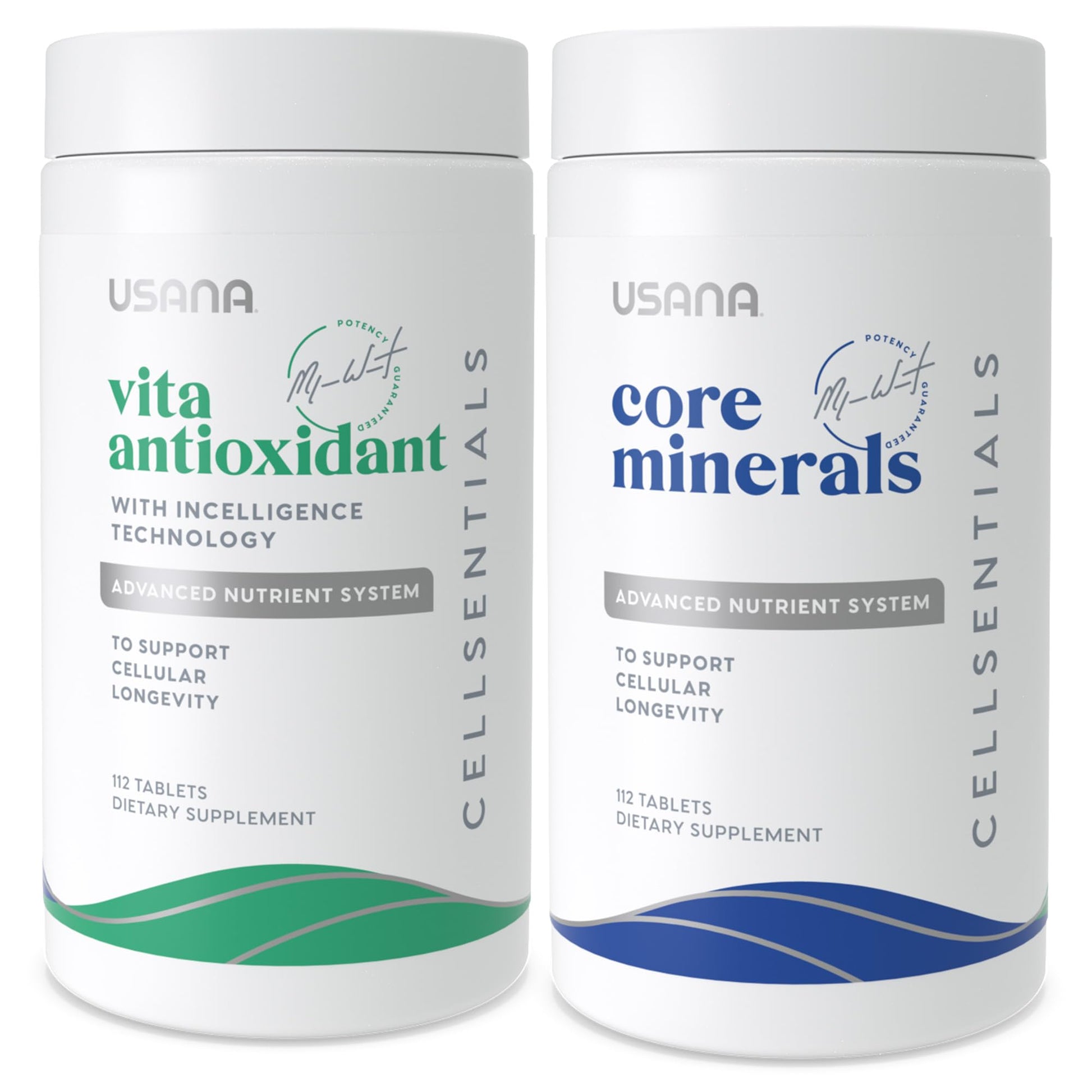 USANA CellSentials - Core Minerals and Vita Antioxidant with InCelligence Technology to Support Total Body Health* - 112 Tablets Per Bottle - 28 Day Supply USANABuy Supplements Australia