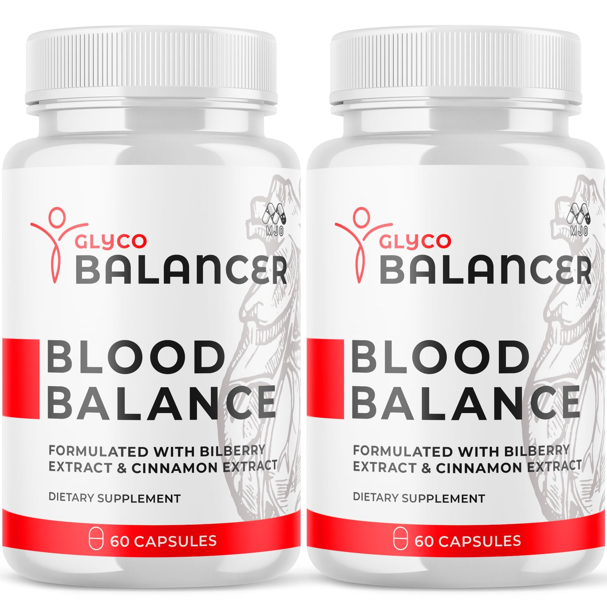 (2 Pack) Glyco Balancer Capsules, Official GlycoBalancer Health Support Pills with All Natural Ingredients, Glyco Balancer Advanced Health Support with Premium Vitamins for Women & Men (120 Capsules) MJOBuy Supplements Australia