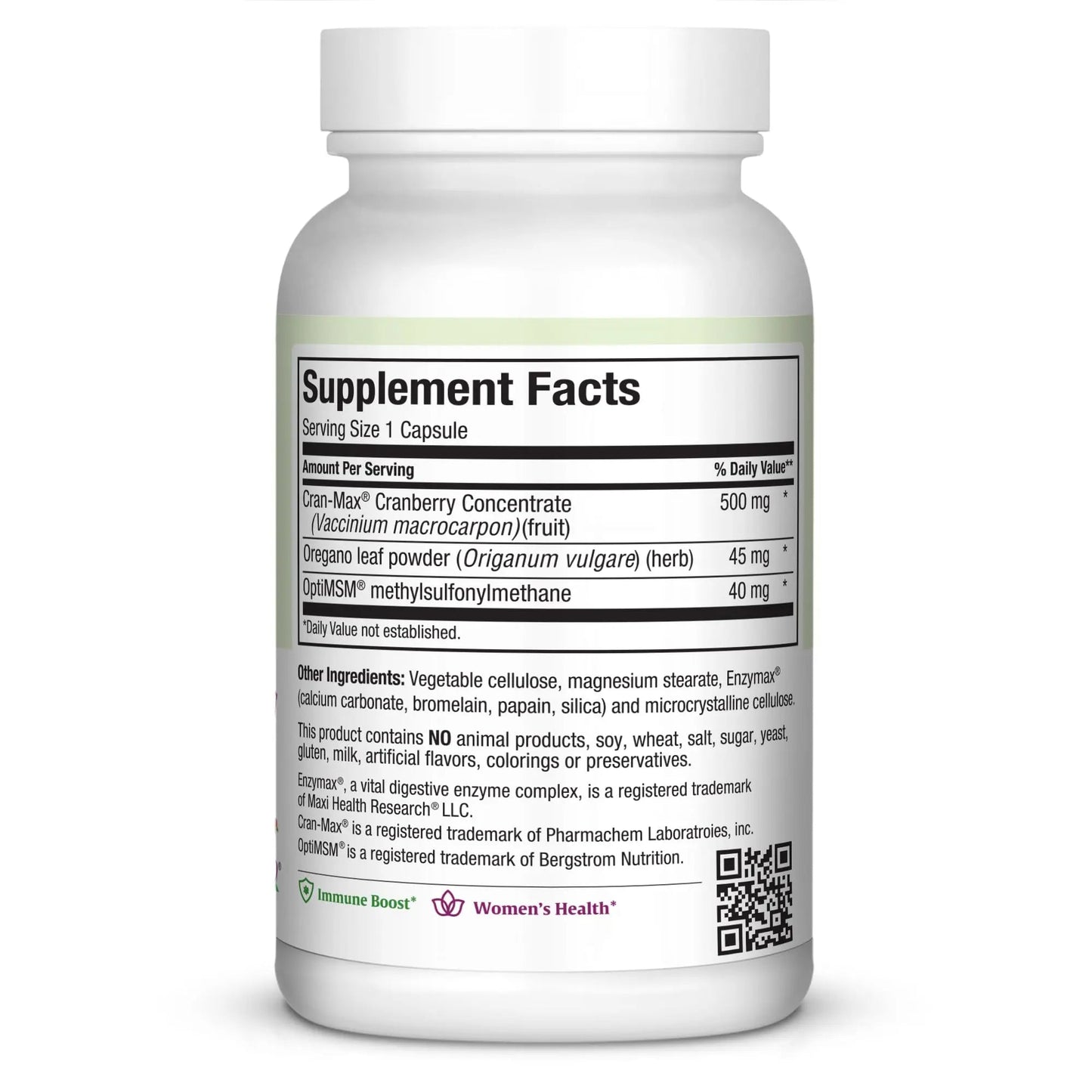 Maxi Health Cranberry Supplement for Urinary Tract & Immune Boost – Cranberry Pills for Women and Men with MSM & Oregano – 120 Capsules Maxi HealthBuy Supplements Australia