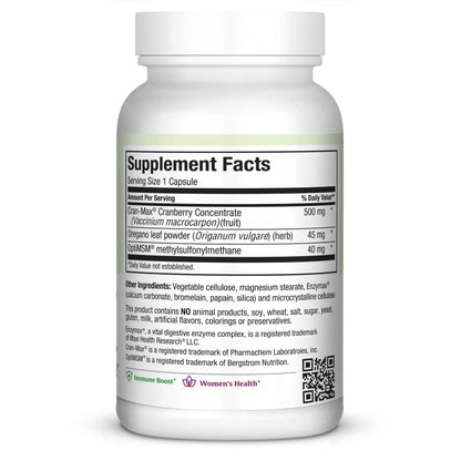 Maxi Health Cranberry Supplement for Urinary Tract & Immune Boost – Cranberry Pills for Women and Men with MSM & Oregano – 120 Capsules Maxi HealthBuy Supplements Australia