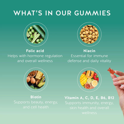 Bears with Benefits Immune Support Gummies – Vitamin C, D, B6 & B12 – Daily Immune Boost – Vegan, Naturally Flavored (60 Gummies) Bears with BenefitsBuy Supplements Australia