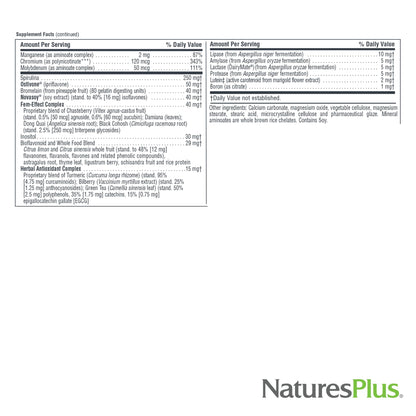 NaturesPlus Source of Life Women - 60 Tablets - Multivitamin & Mineral Supplement - with Iron, Calcium, Folate & Lutein - Gluten Free, Vegetarian - 30 Servings NaturesPlusBuy Supplements Australia