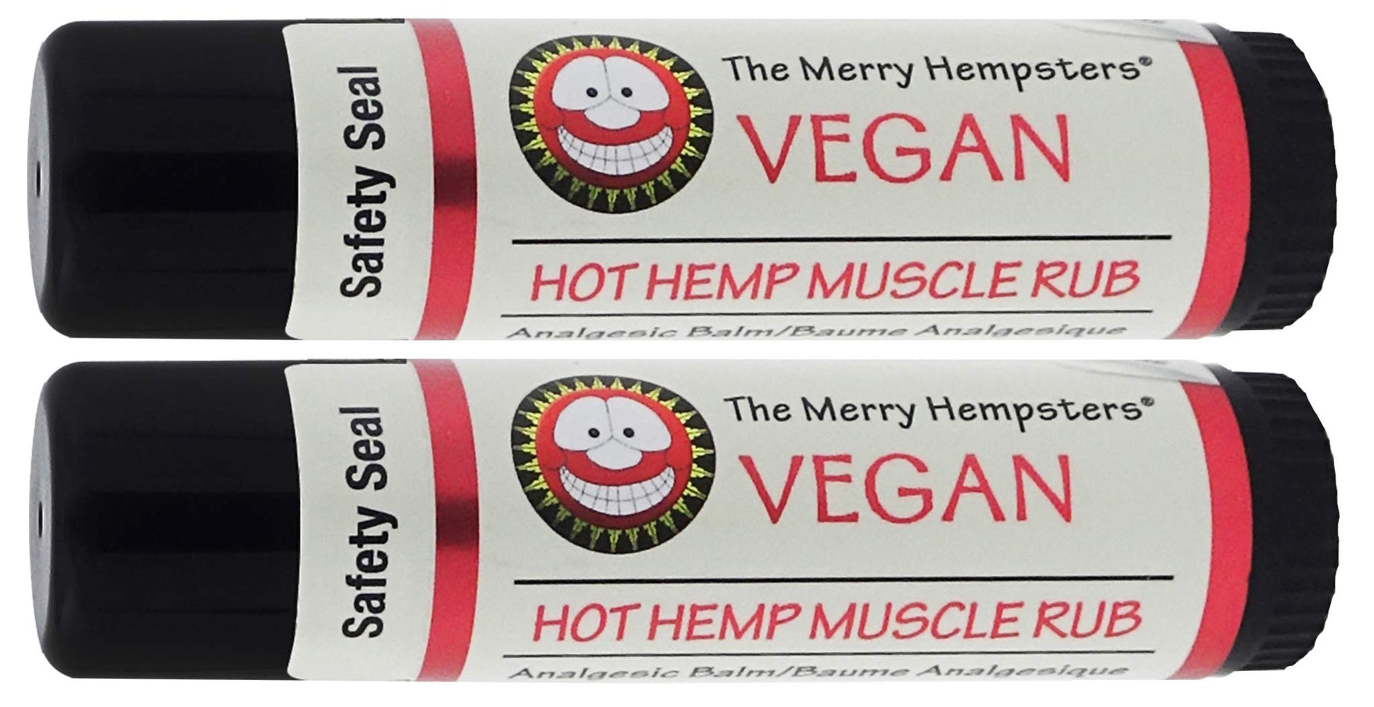 Merry Hempsters Vegan Hot Hemp Muscle Rub Single (2-Pack) The Merry HempstersBuy Supplements Australia