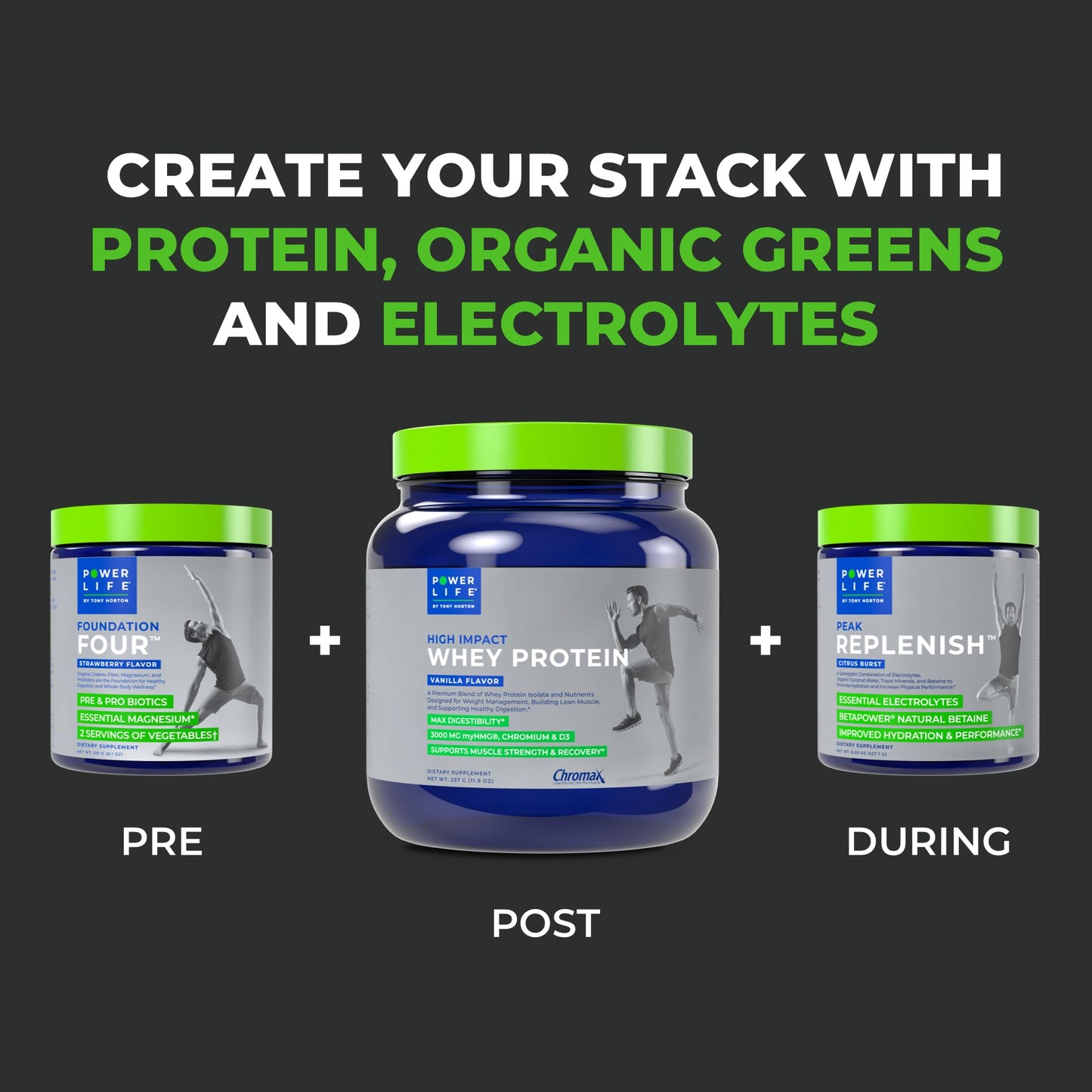 POWERLIFE Tony Horton High Impact Grass Fed Whey Protein with 3000 MG of HMB POWERLIFEBuy Supplements Australia
